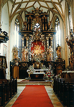 Innenraum Wallfahrtskirche Maria Schauersberg