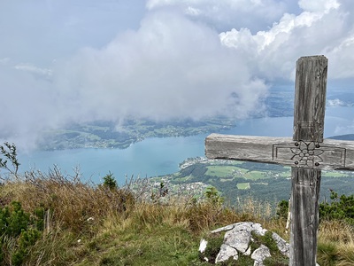 Gipfelkreuz Brennerin / © Pfarre Steinbach am Attersee