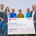 Klinikum Wels radelte zugunsten der MIVA