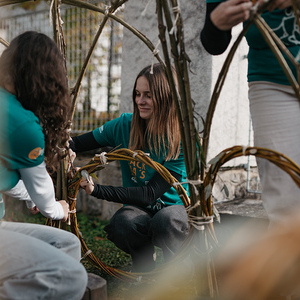 414 - Yippie - wir bauen ein Weiden-Tipi!