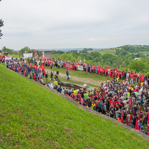 Gedenk- und Befreiungsfeier Mauthausen 2024Internationale Jugendgedenkfeier und Internationale Gedenk- und Befreiungsfeier zum thematischen Schwerpunkt „Recht und Gerechtigkeit im Nationalsozialismus“ anlässlich der 79. Wiederkehr der Befreiung des 