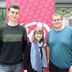 Die Vorsitzenden der kj oö; Fabian Raml, Magdalena Lorenz und Fabian Hofer  (v.l.n.r.) 