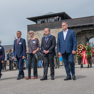 Gedenk- und Befreiungsfeier Mauthausen 2024Internationale Jugendgedenkfeier und Internationale Gedenk- und Befreiungsfeier zum thematischen Schwerpunkt „Recht und Gerechtigkeit im Nationalsozialismus“ anlässlich der 79. Wiederkehr der Befreiung des 