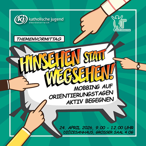 Hinsehen statt Wegsehen - Themenvormittag / Team Jugend und junge Erwachsene | Katholische Jugend Hinsehen statt Wegsehen - Themenvormittag
