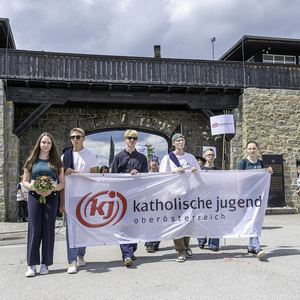 Gedenk- und Befreiungsfeier in Mauthausen zum 80. Jahrestag der Befreiung unter dem Motto 'Gemeinsam für ein 'Niemals wieder!''