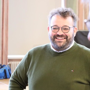 Daniel Neuböck wird aus seinem Amt als Jugendstellenleiter der kj verabschiedet.