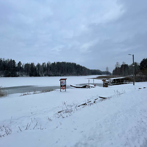 Eiseskälte in Estland.