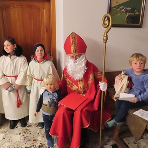 Nikolaus besuchte die Familien