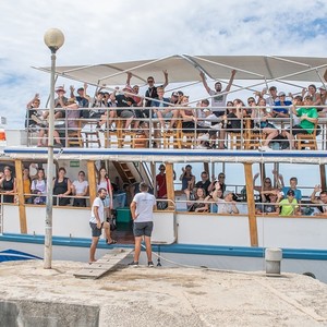 Die Schiffsfahrten nach Novigrad und Porec waren Programmhighlights