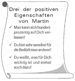 Drei positive Eigenschaften / Team Jugend und junge Erwachsene | Katholische Jugend Drei positive Eigenschaften