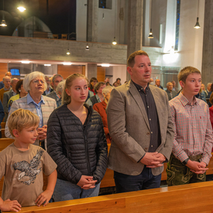 Dankefest Pfarre Kirchdorf an der Krems, Bild: Gottesdienst Samstag abends 