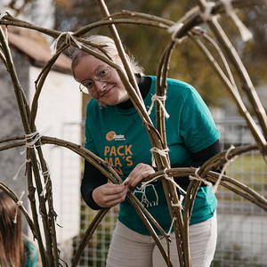 414 - Yippie - wir bauen ein Weiden-Tipi!