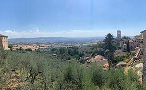 Blick über Assisi