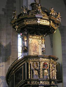 Seitenaltar-Kanzel