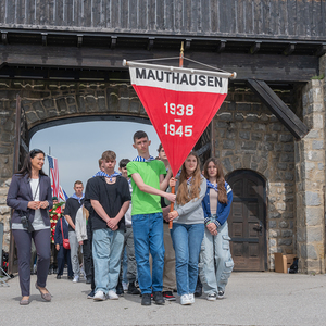 Gedenk- und Befreiungsfeier Mauthausen 2024Internationale Jugendgedenkfeier und Internationale Gedenk- und Befreiungsfeier zum thematischen Schwerpunkt „Recht und Gerechtigkeit im Nationalsozialismus“ anlässlich der 79. Wiederkehr der Befreiung des 