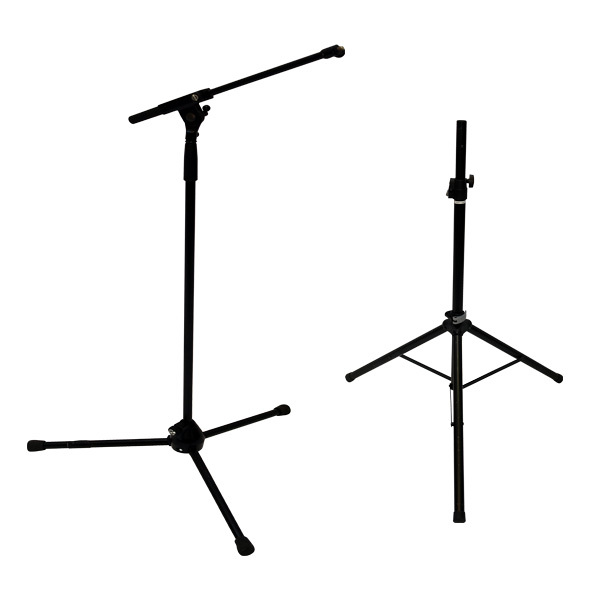 Kabel und Stative