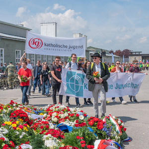 Gedenk- und Befreiungsfeier Mauthausen 2024Internationale Jugendgedenkfeier und Internationale Gedenk- und Befreiungsfeier zum thematischen Schwerpunkt „Recht und Gerechtigkeit im Nationalsozialismus“ anlässlich der 79. Wiederkehr der Befreiung des 