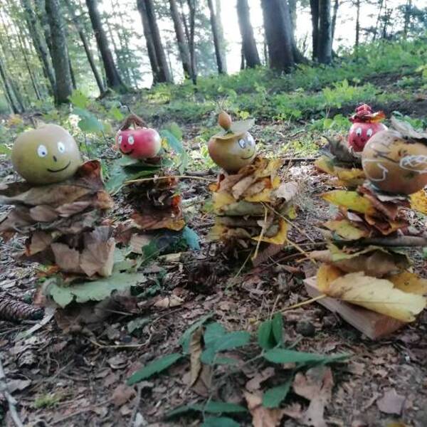 Bastelidee Herbst / Susanne Piermayr Waldmännchen