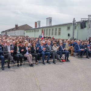 Gedenk- und Befreiungsfeier Mauthausen 2024Internationale Jugendgedenkfeier und Internationale Gedenk- und Befreiungsfeier zum thematischen Schwerpunkt „Recht und Gerechtigkeit im Nationalsozialismus“ anlässlich der 79. Wiederkehr der Befreiung des 